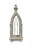WHITE CHURCH STYLE LANTERN WITH LATTICE