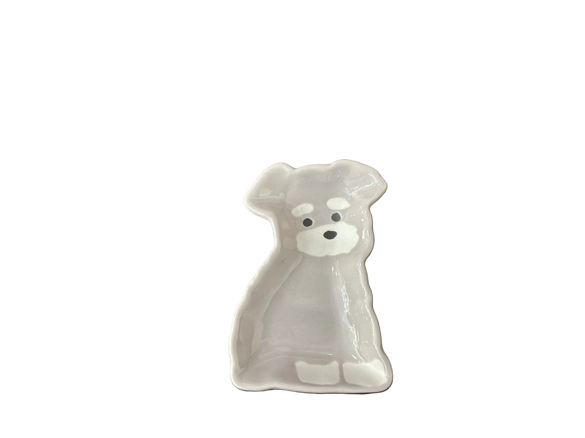 SCHNAUZER SHAPE CERAMIC MINI DISH