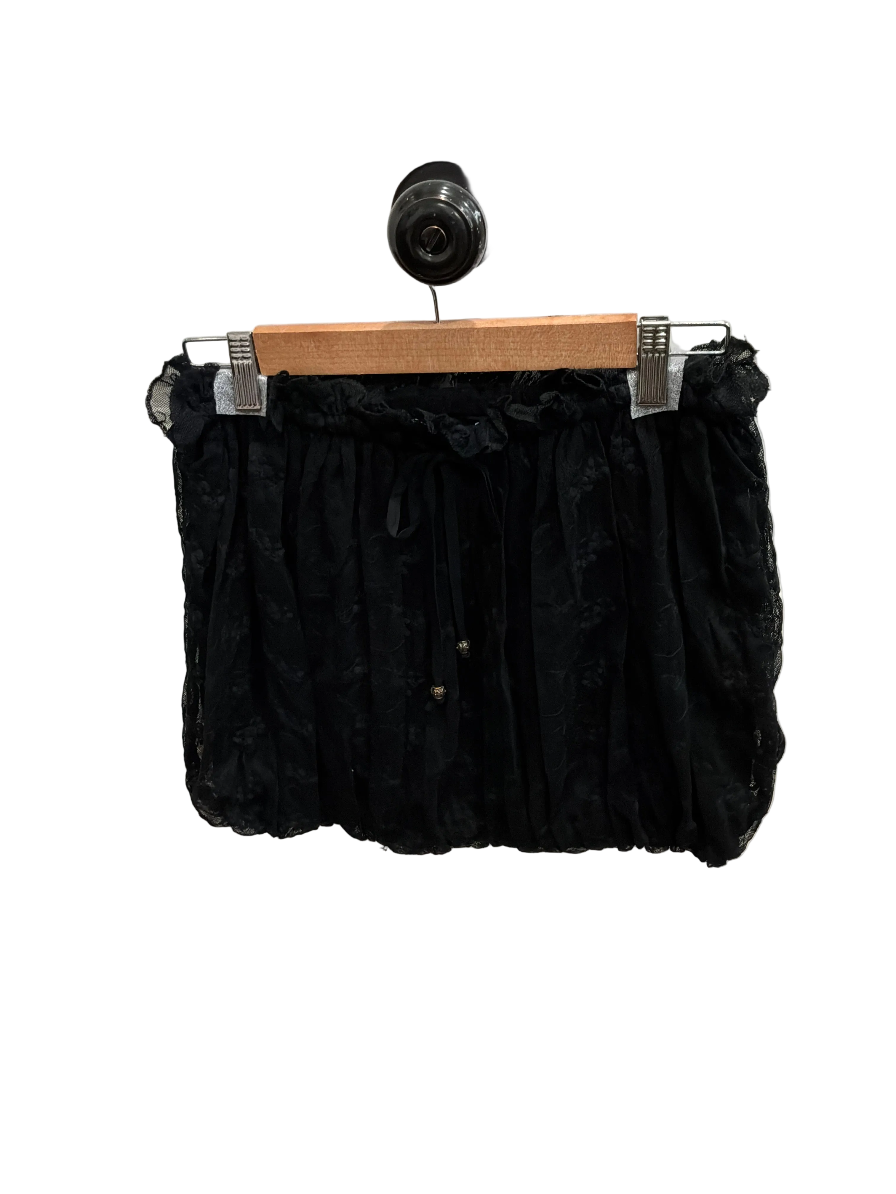 TOWN COUNTRY SM BLK MINI SKIRT