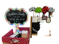 X-MAS GIFT SET BOX, BOW, & CARD