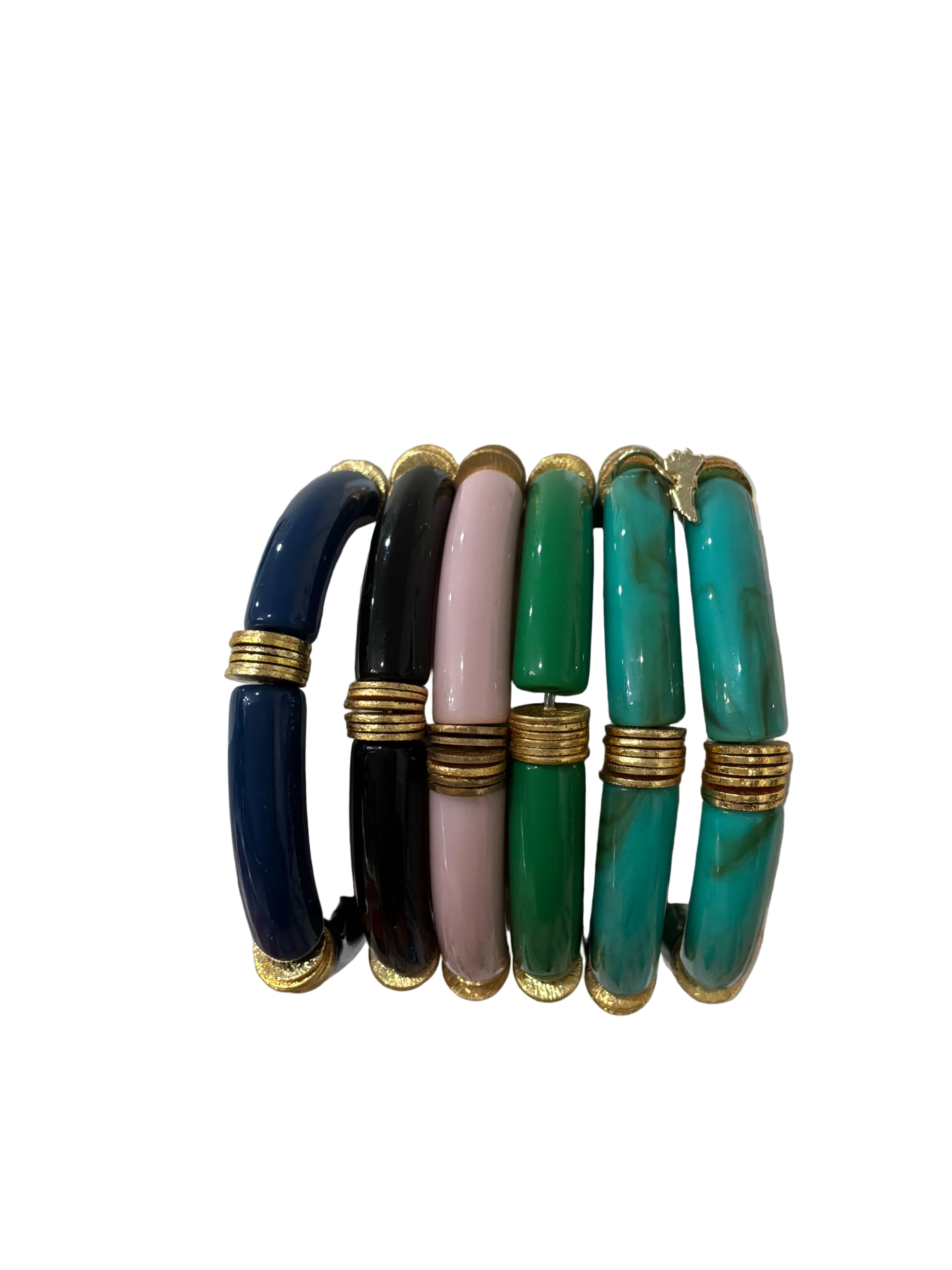 ACRYLIC BAMBOO SGTRETCH BRACELTS