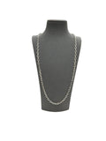 24" STERLING SILVER CABLE NECKLACE "925" PURITY