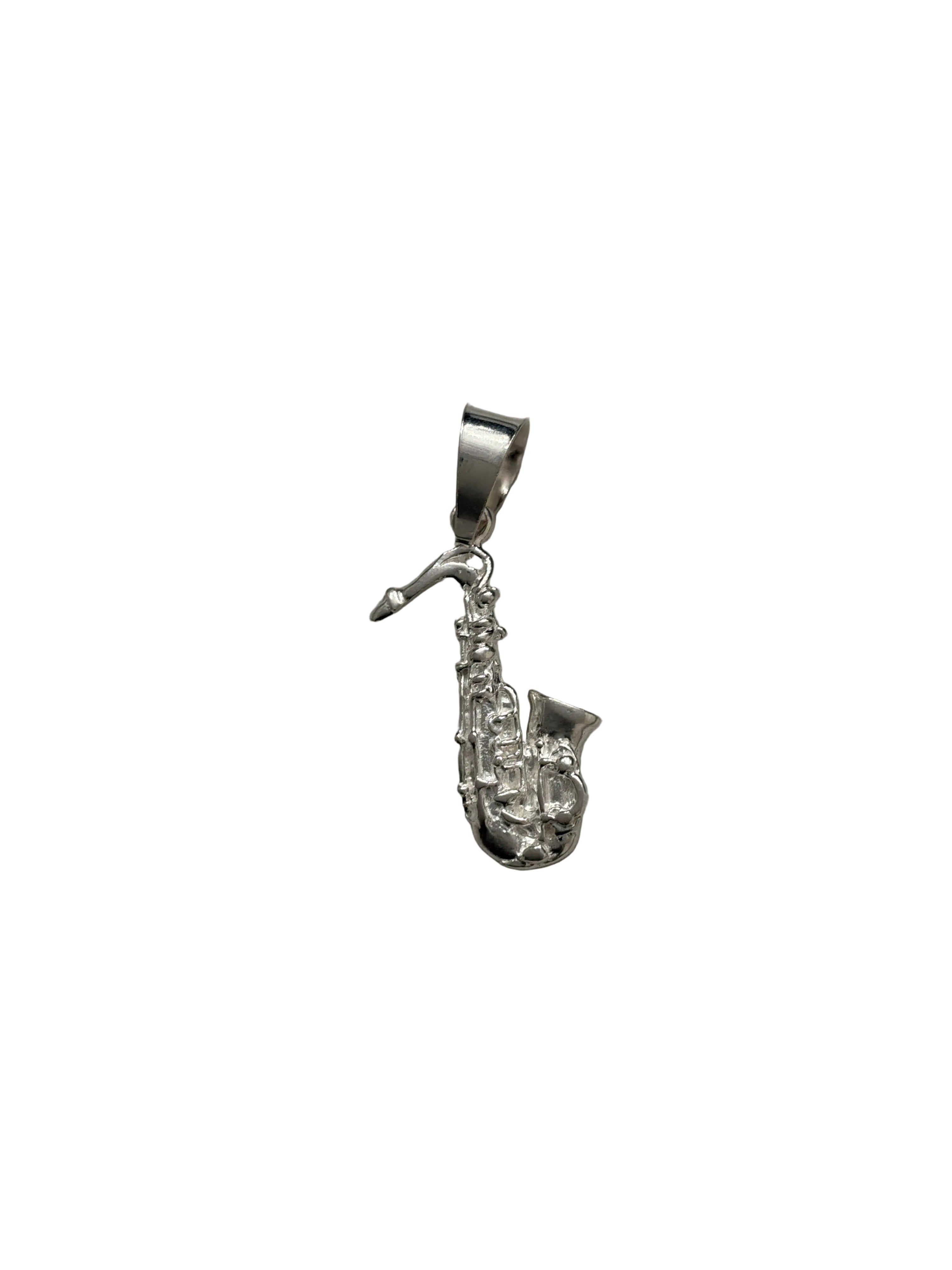 STERLING SILVER SAXOPHONE CHARM