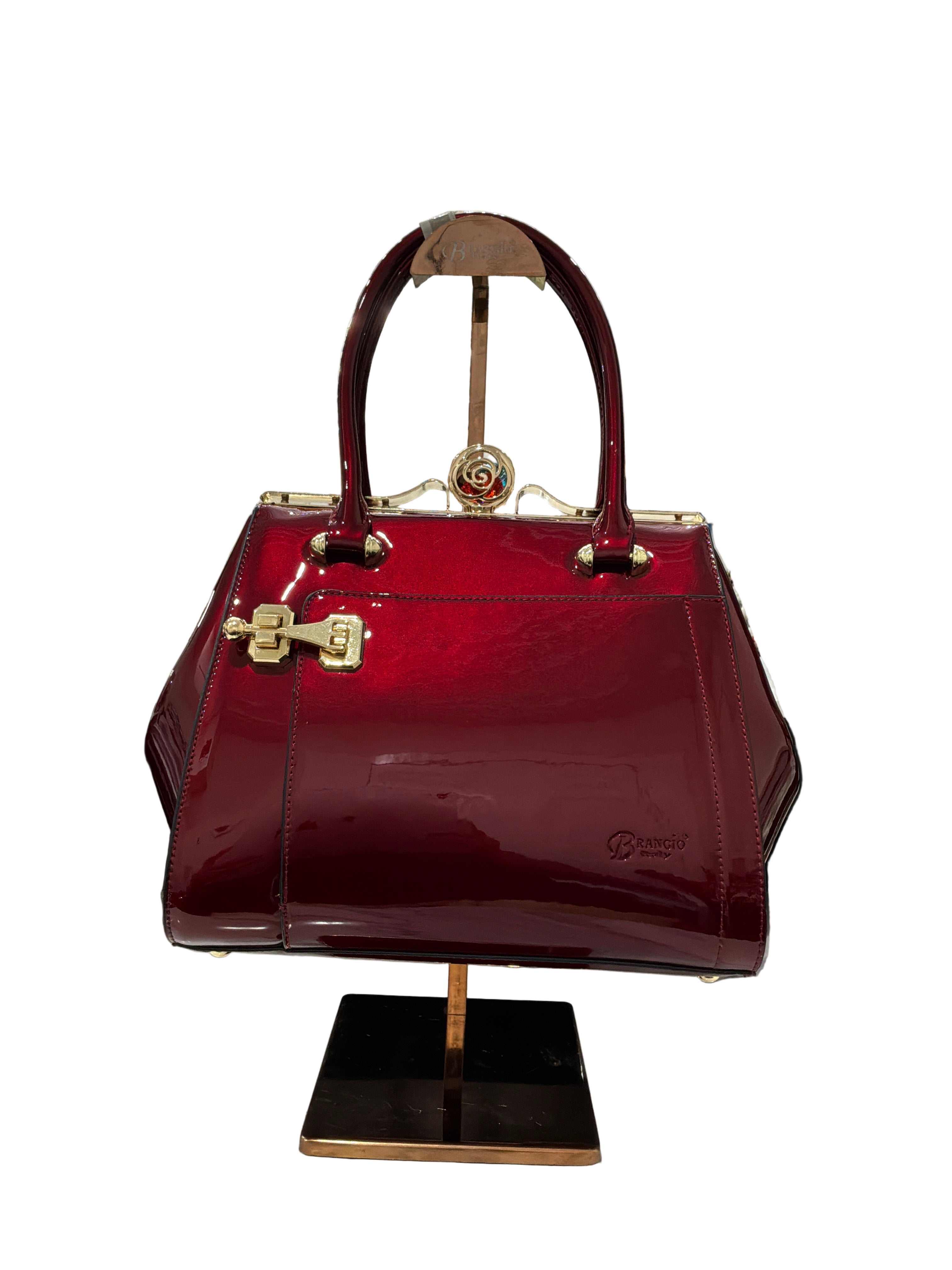 BRANGIO EURO MODA HANDBAG RED