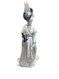ELEGANT VINTAGE STANDING SKELETON BRIDE HALLOWEEN