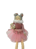 X-MAS PINK BALLERINA W/STAR BUNS