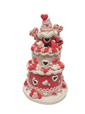 GINGERBREAD 2 LAYER VALENTINE CAKE