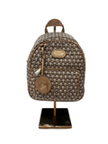 BRANGIO CHICK FLORAL BROWN BACKPACK