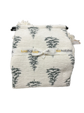 BLANKET/THROW LUXE HABITAT WH/X-MAS TREE