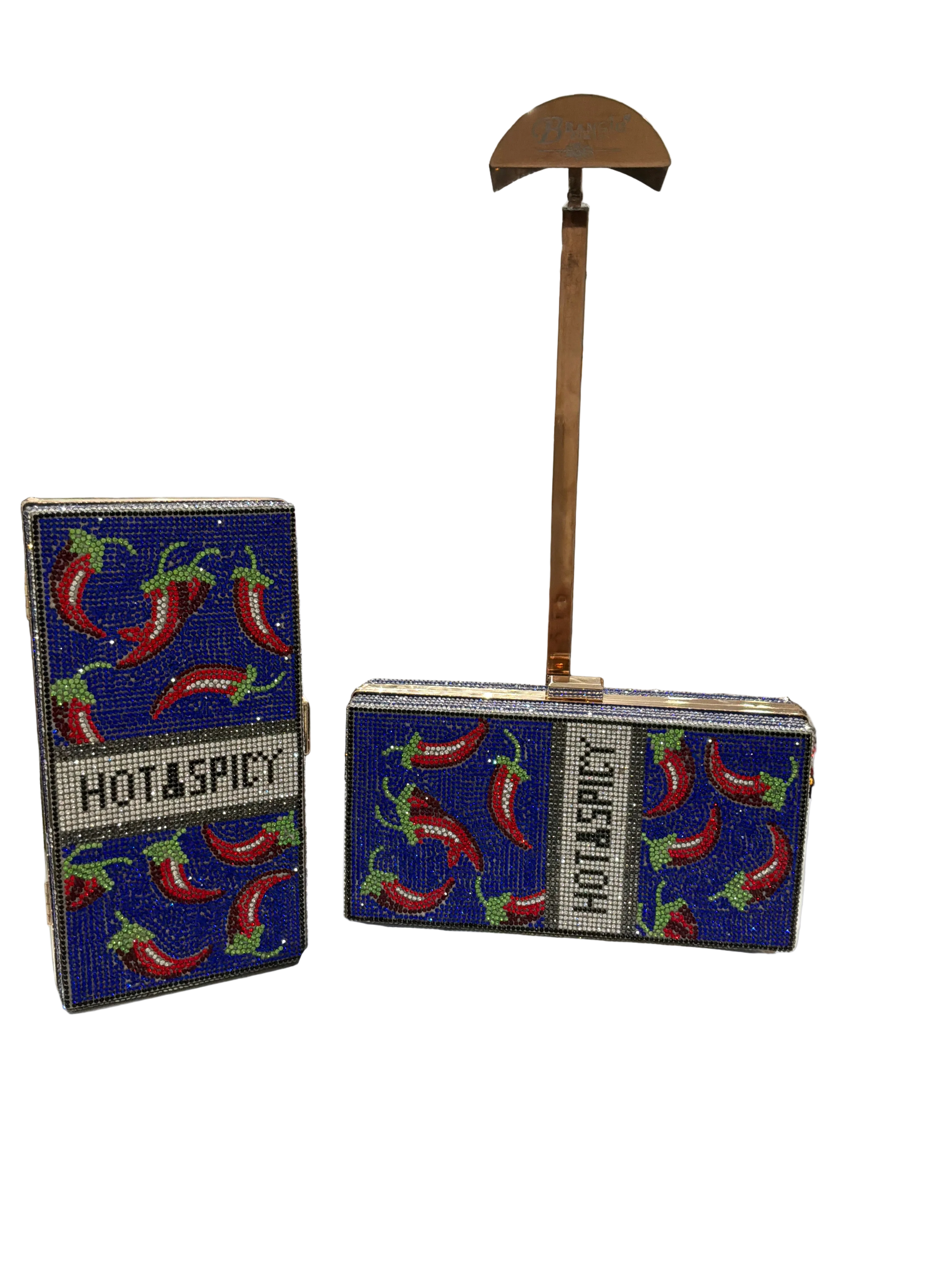 NTT SQ BLUE HOT SPICY CB CLUTCH PURSE