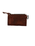 ZIDANA VINO BRAIDED VEG TANNED LEATHER WALLET IN C