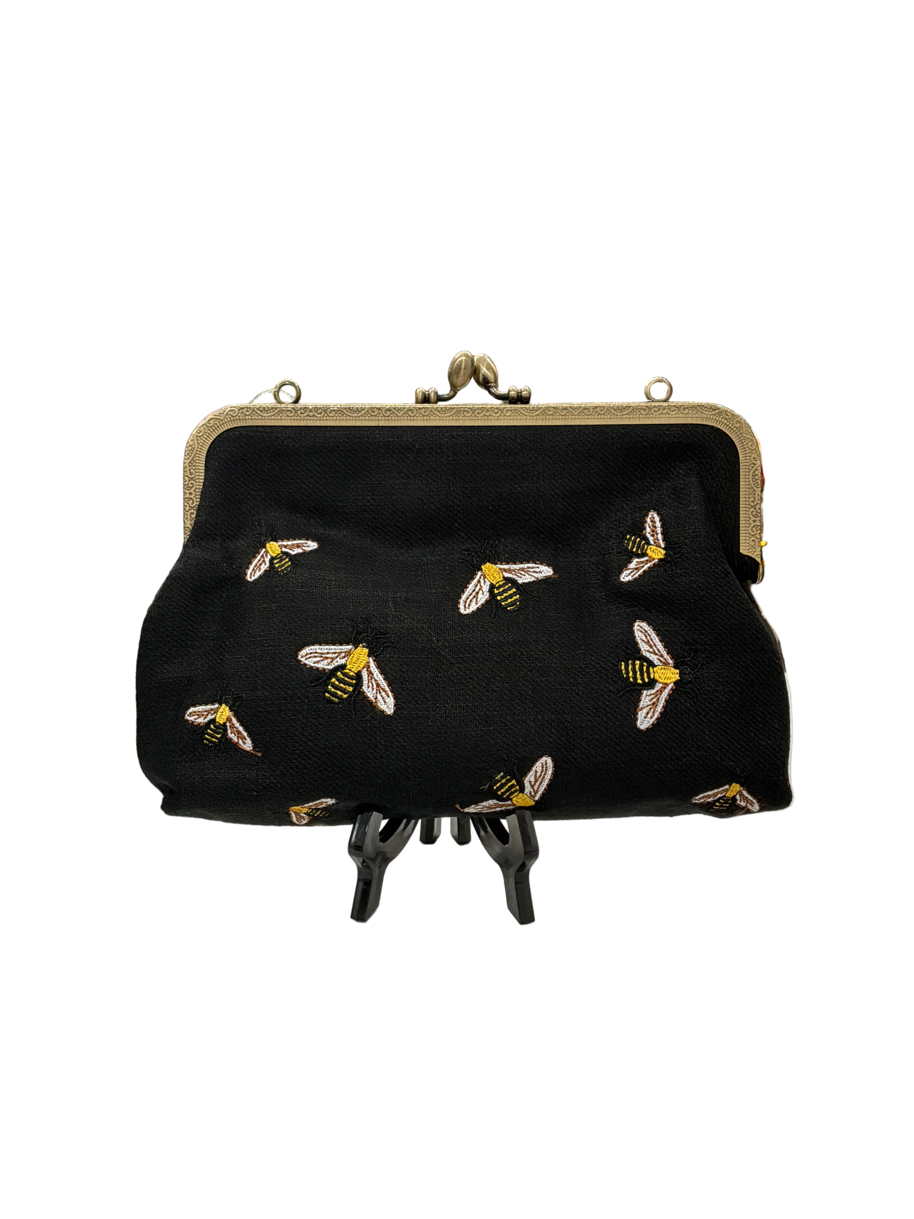 BEES KISSLOCK BAG IN COTTON