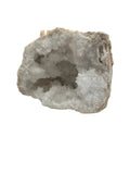 WHITE LARGE QUARTZ GEODE CRYSTAL