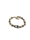 SCHANDRA PAPERCLIP BRACLET W/CZ