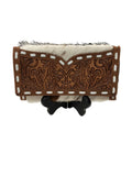 YELLOWSTONE SIENNA STOCKYARD HAIRON LEATHER WOMAN PURSE