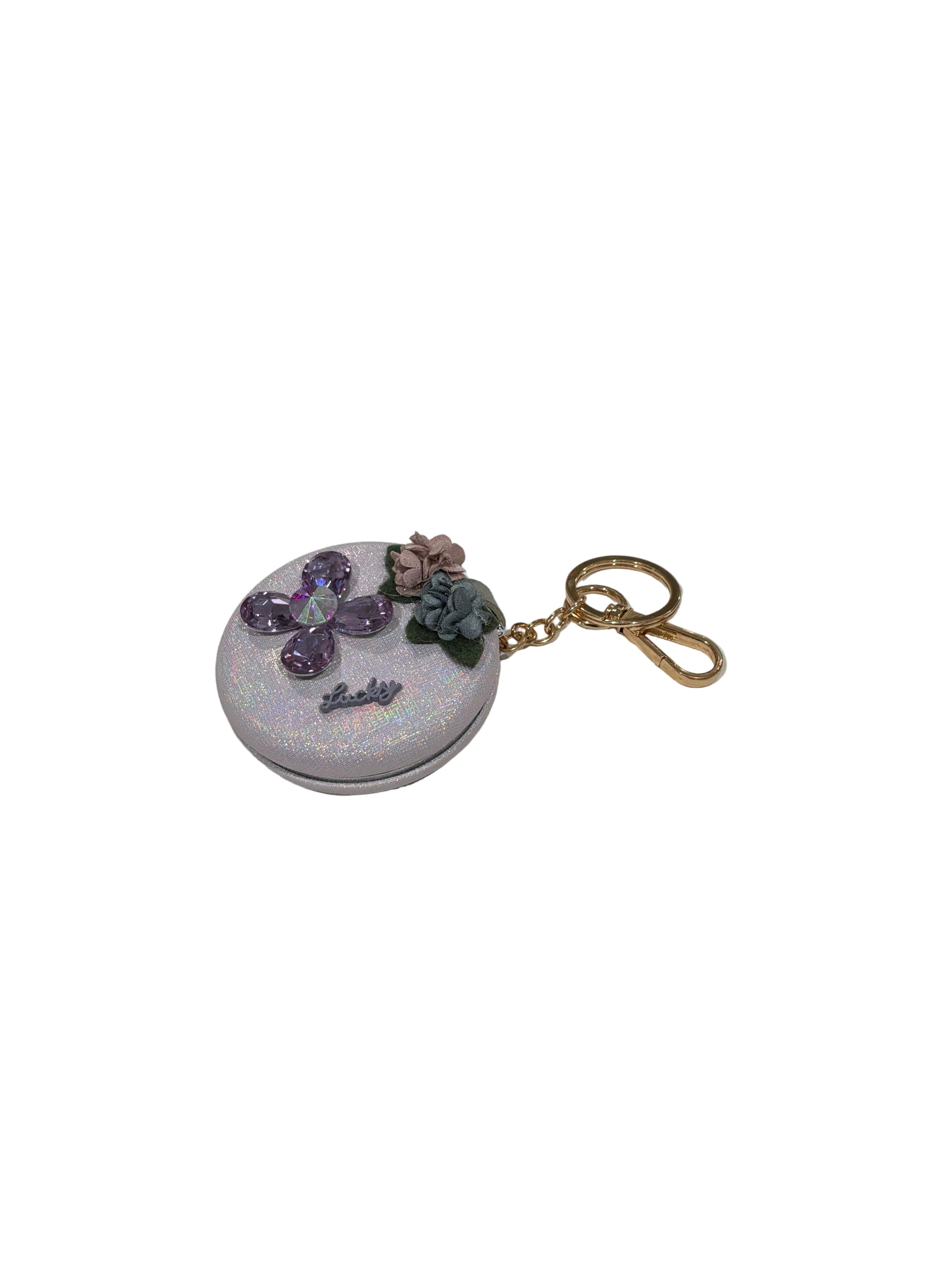 BRANGIO CIRCULAR PURPLE COMPACK MIRROR
