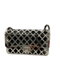 NTT SQ SILVER FRAME W/BLACK PLEATHER CC