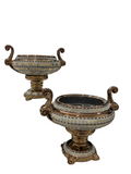 URN COOPER METALLIC W/ RHINESTONES