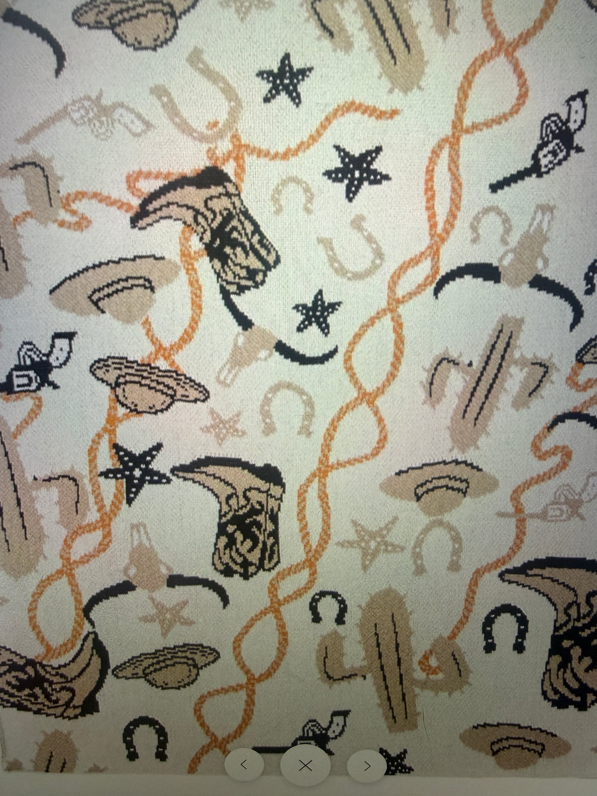 RODEO SNUGGLE SPURS THROW