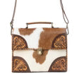 DAKOTA DUSK HANTOOLED BAG IN SADDLE DUST & MOONLIGHT