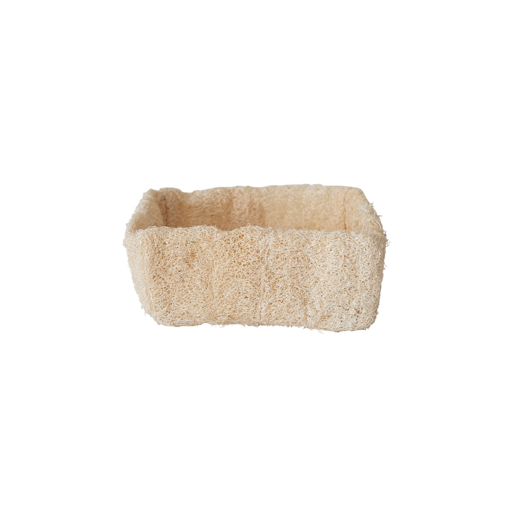 LOOFAH CONTAINER NATURAL