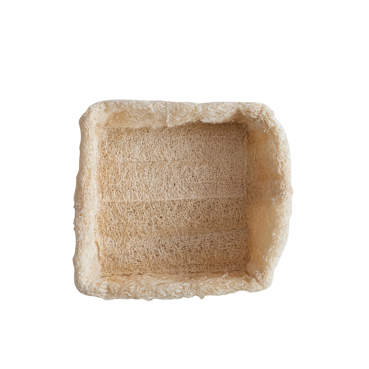 LOOFAH CONTAINER NATURAL