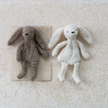 KNIT FABRIC CHENILLE BUNNY TOY