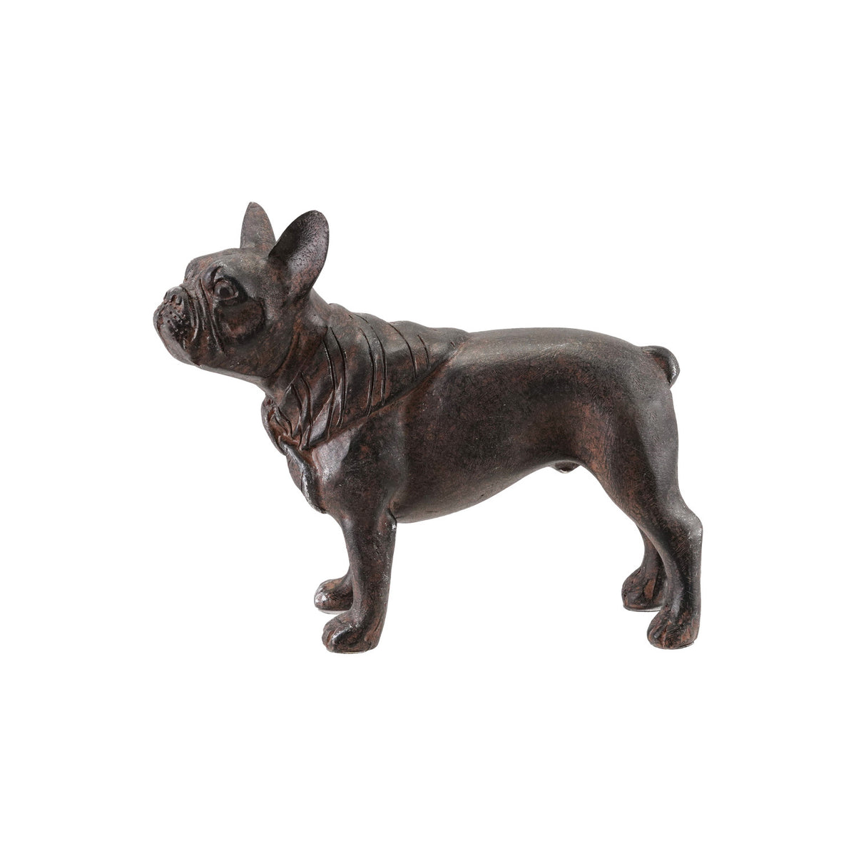 RESIN FRENCH BULLDOG, BLACK