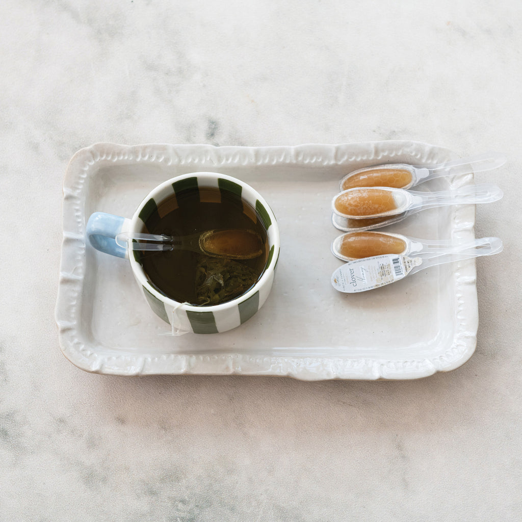 GRADE A UNFILTERED CLOVER HONEY SINGLE SPOON
