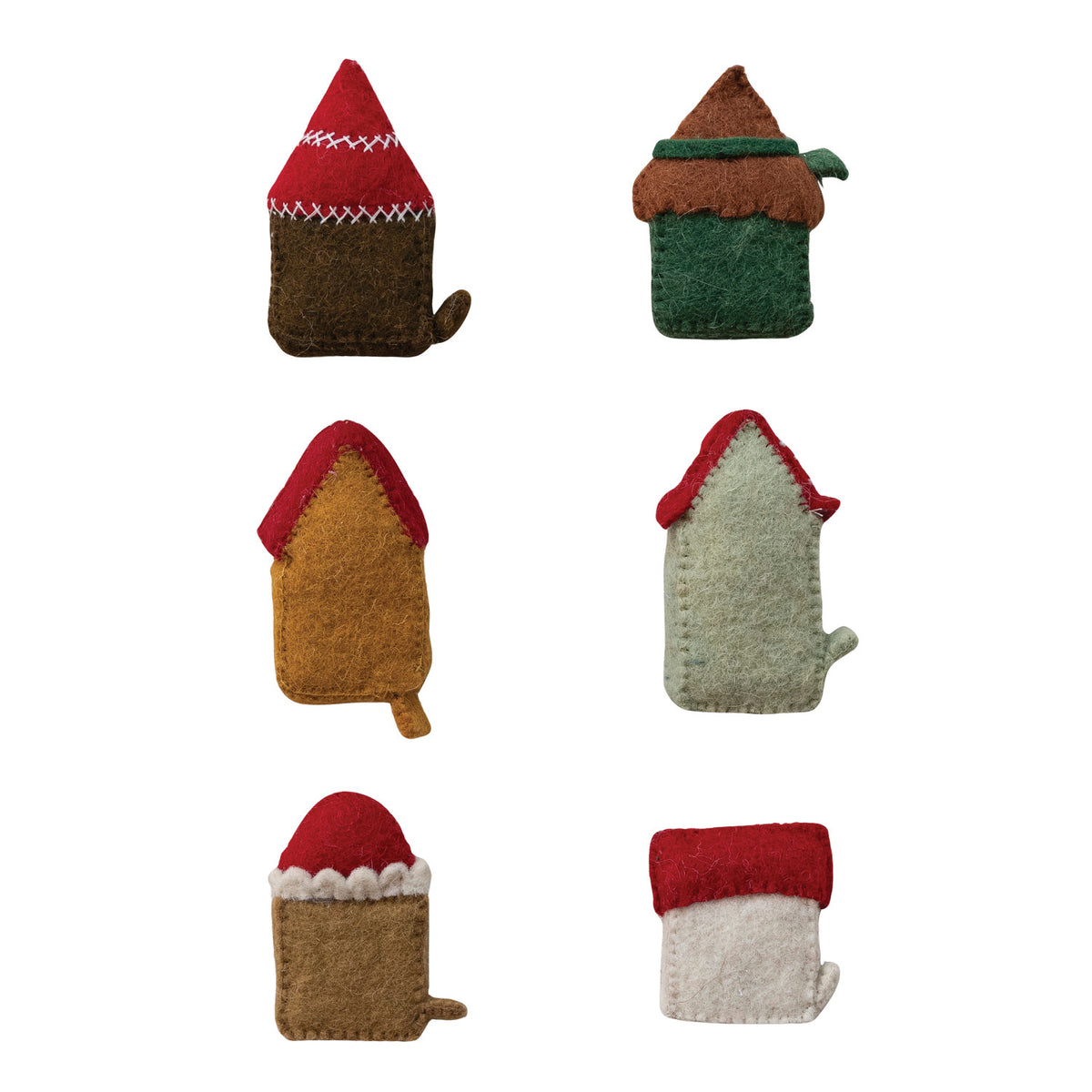 HANDMADE EMBROIDERED WOOL FELT TAPE MEASURE